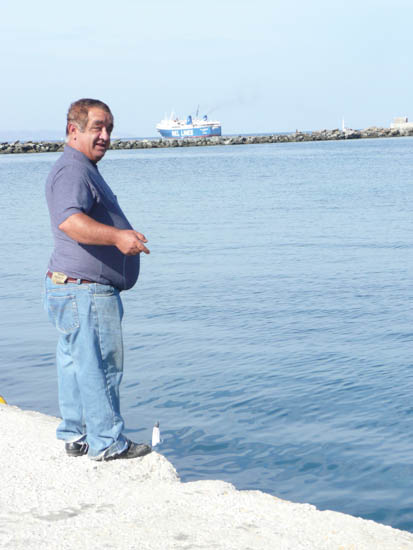 fishing in tinos